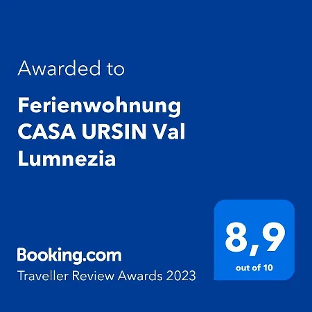 Bed & Breakfast Casa Ursin Val Lumnezia Lumbrein